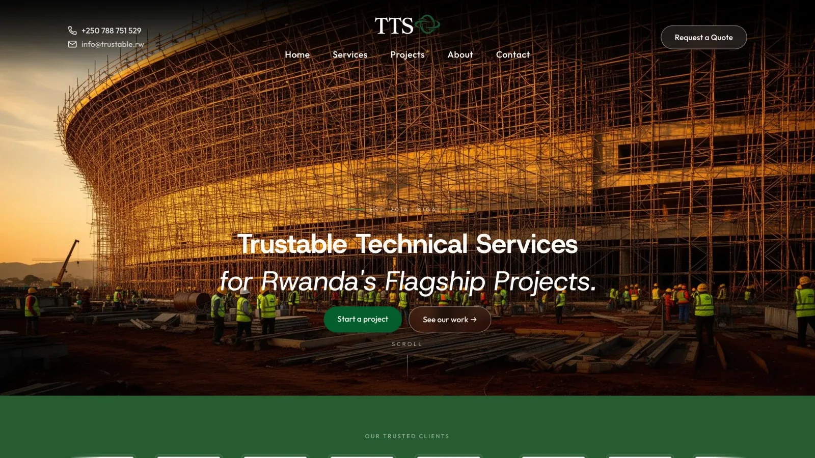 Trustable — A corporate presence built for trust and clarity.