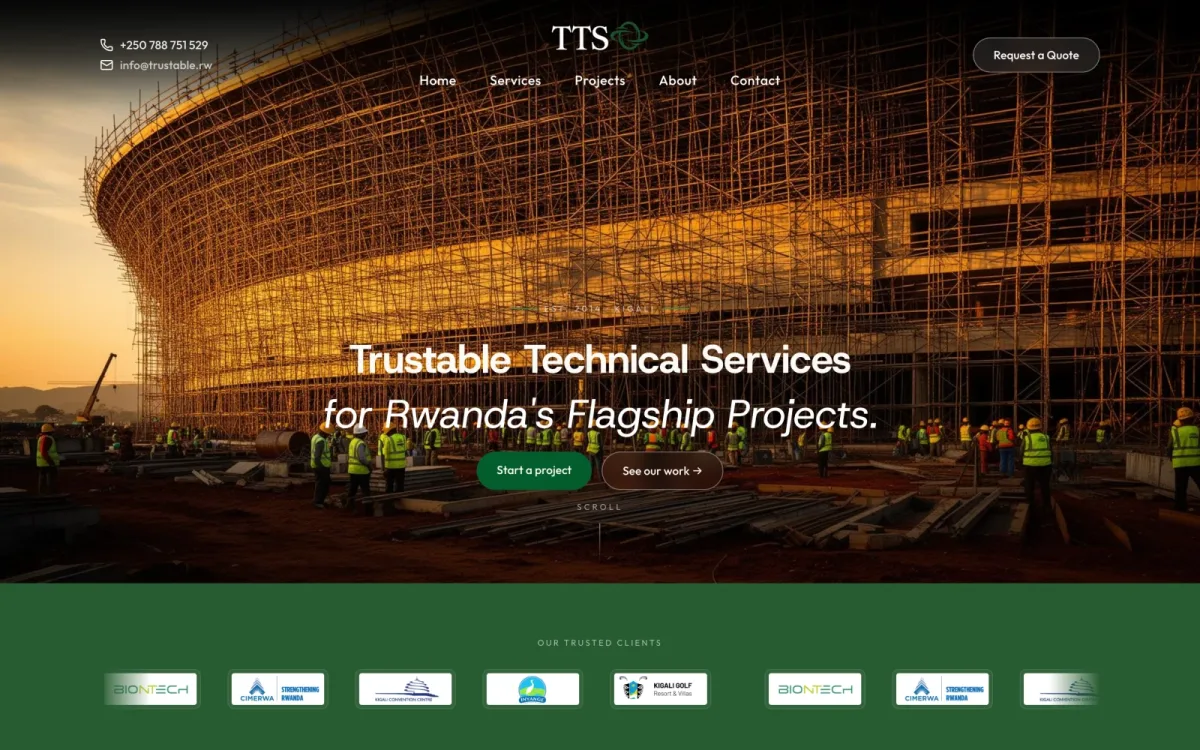Trustable — A corporate presence built for trust and clarity.